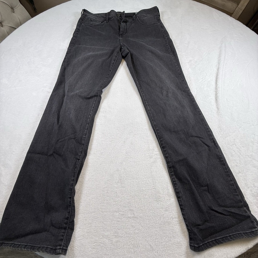NYDJ Marilyn Uplift Lift Tuck Gray Bootcut Jeans Women's‎ Size 12 Stretch 30x32